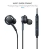 Przenośny przewodowy zestaw słuchawkowy dla Samsung Note 10 S20 Plus S21 Ultra Słuchawki typu C słuchawki słuchawki słuchawki stereo z mikrofonem z mikrofonem