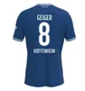 23 24 Hoffenheim Soccer Jerseys Home Blue Bebou Beier Kramaric Geiger Skov Ozan Kabak Grillitsch Samassekou Kaderabek John Geiger 2023 2024 White Football Shirts