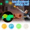 Feestbenodigdheden 4.5 cm lichtgevende ballen hoge bounce gloeiende stress bal plakkerige muur huis feest decoratie kinderen cadeau angst speelgoed gloed in het donker