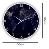 Horloges murales abstraite Vision nocturne lueur dans l'horloge sombre pour la maison bureau chambre LED éclairée lampe de chevet voyageurs cadeau