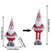 Christmas Decorations Christmas Decoration Christmas Telescopic Doll Cute Elk Doll Santa Claus High Hat Doll Window Decoration 231122