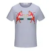 Summer Mens Designer T Shirt Clothes Palms Designers Shirts Women T Shirts Fashion Paint Graffiti Par Kort ärmar Grafiska änglar Tee Loose Tide Crew Neck Letter