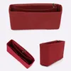 Evening Bags Make Up Organizer Felt Insert Bag Women Travel Inner Zipper Purse Handbag Liner Cosmetic Storage Pocket 231123