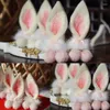 Party Supplies Ears Hair Clips For Women Girls Daily Wearing Halloween Christmas Easter Headwear Cosplay Accessories
