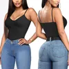 Damesjaberse vrouwen shapewear slanke bovenste bra cami tanktop met ingebouwde body shaper ondergoed ondergoed slankvest corset