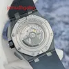 Ap Swiss Luxusuhr Royal Oak Offshore Serie 26400, geschmiedetes Kohlenstoffmaterial, schwarze Platte, rote Nadel, Datum, Zeitfunktion, automatische mechanische Einzeluhr