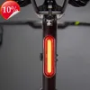 New Night Cycling Tail Light Outdoor Highlight USB Charging Single Light Mountain Bike Led Warning Light Tail Bicycle Accessories