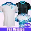 2023 Honduras National Team Mens Soccer Jerseys Lozano Elis Arriaga Pereira Quioto Palma Accueil Blanc Extérieur 3ème Chemise de football Uniforme à manches courtes