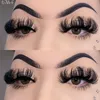 Russian 25MM Fluffy Lashes D Curl Mink Eye Lashes Dramatic Long Thick Natural False Eyelashes Makeup 3D Mink Eyelash