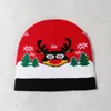 Christmas Knitted Cold Hat Warm New Straight Knitted Hat Men's and Children's Same Knitted Hat 231015