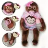 Куклы OtardDolls 20 "Monkey Reborn ручной работы, милые детские куклы с мягким на ощупь, реалистичные куклы для малышей для детей на день рождения 231215