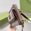 Designer Bag Luxurys Handväskor Kvinnor Tygväska Canvas Zipper Purse Letter Crossbody Väskor Nya Ophidia axelväskor Klassisk plånbok