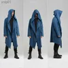 Trenchcoats voor heren Vest met capuchon, heren, trenchcoat, streetwear, effen kleur, windjack met capuchon en capuchon Herfst-/winterjassen Trenchcoat voor heren 2023L231123