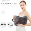 Massaging Neck Pillowws Portable Massage Pillow Relaxatio Neck Shoulder Back Muscle Massager Heating Kneading Infrared Head Massage Pillow Q231123