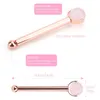 6pcs Ball Jade Roller Face-lift Facial Eyes Massage Roller Natural Quartz Wand Massager Improve Skin Tighten Skin Health Care Tool