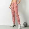 Lulus Lululemens Donna Yoga Studio Pantaloni Donna Quickly Dry Coulisse Pantaloni sportivi da corsa Loose Dance Jogger Ragazze Palestra Fitness sport