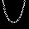 Chains Factory Direct 925 Sterling Silver Necklace For Woman Men Fashion Charm 18 Inches Chain Luxury Jewelry Party Wdding Gift