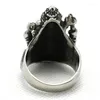 Klusterringar 1 st modedesign 316l rostfritt stål ankomst Hight Quality Buddha Ring grossistpris