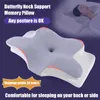 Cuscini massaggianti per il collo Cuscini cervicali antirussamento per dormire - Cuscino ergonomico di supporto per il collo per alleviare il dolore alla spalla Cuscino in memory foam Q231123