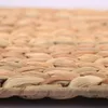 Bordmattor Handgjorda kalebass gräs placemat halmvävskålpottplatta värmeisolering västerländsk matta