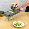 Water Bottles Multifunctional 1416 in 1 Vegetable Chopper Onion Handle Food Grate Kitchen Slicer Dicer Cut 231122