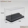 Blöcke Blöcke 3 Stufen Staubdicht Acrylfiguren Stadtauto Modell Sammlung Display Box Baustein Aufbewahrung Plexiglas Vitrine Kid T Dhjtj