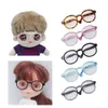 New Newest BJD 4.5cm 6.5cm 9cm transparent Plastic Glasses For 1/8 1/6 1/3 BJD Blythes MSD SD Plush EXO Doll sunglasses Accessories