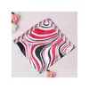 Print Square Schal Kopfschmuck Hals Satin Schals Frauen Anzug Wraps Schal -Kerchief Drop Lieferung Mode Accesso Dhhqc