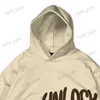 Herrtröjor tröjor stor marknadsföring y2k brev tryckta hoodies mäns mode pullover kvinnors toppar gata mode par tröjor kläder skräp t231123