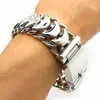 Joyería Punk para hombre, cadenas de quilla para hombre, Pulseras de Hip Hop, Pulseras de acero inoxidable 316L, brazalete de moda, superventas, encaje de 22cm * 19mm