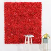 60x40cm seda rosa flor parede decoração de casa flores artificiais brancas para decoração de casamento painéis de parede festa romântica pano de fundo