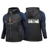 Sweat à capuche pour hommes, pilote professionnel DJI, veste de costume de course imprimée, dégradé de personnalité, moto confortable