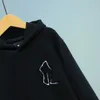 Nuevo diseñador niños sudadera con capucha de felpa con logotipo de letra suéter de bebé Tamaño 100-140 Otoño de alta calidad con capucha niño niña jersey Nov25