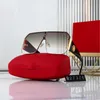 Neue Top-Design-Sonnenbrille für Frauen Männer Mode Sonnenbrillen UV-Schutz große Verbindungslinse rahmenlos mit Paket H27376