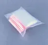 Partihandel- 100st 6x9cm Nya dragkedja med dragkedja Rensar 2mil Poly Bag Recloserbar plast Small Baggies Gift Candies Packing Påsar