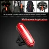 New Night Cycling Tail Light Outdoor Highlight USB Charging Single Light Mountain Bike Led Warning Light Tail Bicycle Accessories