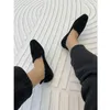 حذاء اللباس Nordic Totem مرنة مرنة موكاسين الرقص أحذية الفرنسية على الطراز الفرنسي أحذية عكسية مخملية مربعة إصبع القدم متسكع للنساء RET 231122