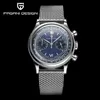 Armbandsur 2023 New Pagani Design Top Brand Men's Sports Quartz Watches Sapphire rostfritt stål Vattentät kronograf Reloj Hombre 1739Q231123
