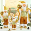 Juldekorationer 60 cm jultomten Claus Doll Christmas Ornament Party Home Decoration Accessories Table Rum Xmas Decor Child Gift Toy Navidad 231122