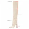 Stiefel Overknee-Stiefel Damen Design Pelz Warme Winterschuhe Damenmode High Heel Oberschenkelhohe Stiefel Lange Damenschuhe 231123