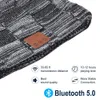 BeanieSkull Caps Bluetooth-совместимая шапка V50 Beanie Hat Беспроводные наушники HD Стерео Sers Встроенный микрофон Электронные подарки 231123