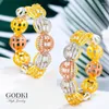 Hoop Earrings GODKI Luxury Disco Ball Cubic Zircon Statement Big For Women Wedding DUBAI Bridal Square Circle 2023