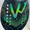 Tennisracketar Comewin 3K Holographic Beach Tennis Racket Full Carbon Fiber Frame Feminino Masculina Kit Rude Surface Treatment Nybörjare 231122