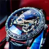 Wristwatches AOKULASIC Automatic Watch Men Waterproof Fashion Business Mechanical Mens Top Brand Relogio Masculino De Luxo