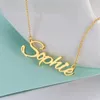 Weitere Modeaccessoires: Benutzerdefinierte personalisierte Namenskette aus 925er Sterlingsilber mit 18 Karat Gold, Buchstaben-Namensschild-Schmuck für Frauen, einzigartiges Geschenk 231129