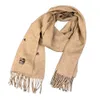 Loewees Schal hochwertiges Frauenschal klassischer Stern gleicher Wollwellenmuster Fee Feel voller vielseitiger, fester Farbe warmer Schal
