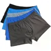 Underpants Middle Aged And Old Knitting Cotton Boxer Men's High Waist Fat Man Loose Father's Underwear