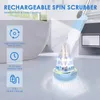 Rengöringsborstar Electric Spin Scrubber Brush med handtag Kraftskrubber för badrum 231123