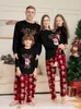 Passende Familien-Outfits, Weihnachten, passende Familien-Outfits, Pyjamas, Kleidungssets, Hirschmuster, Mutter, Kinder, Tochter, Weihnachten, Familien-Look, Nachtwäsche, Pyjamas 231123