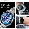 Wristwatches SK4 Plus Business Luxury Smart Watch Bluetooth Call NFC AI Voice Smartwatch Fitness Tracker Wireless Charge UltimateQ231123